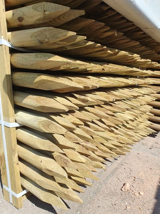 Palik Palisada podpora drzew fi5 x 150cm wałki toczone bale kołki