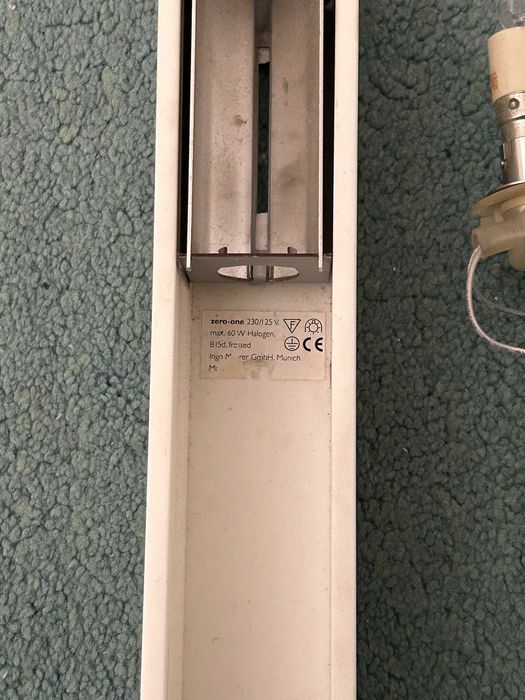 Candeeiro de Parede Ingo Maurer 'Zero.One' — Anos 1990, Alemanha (sem espelho)