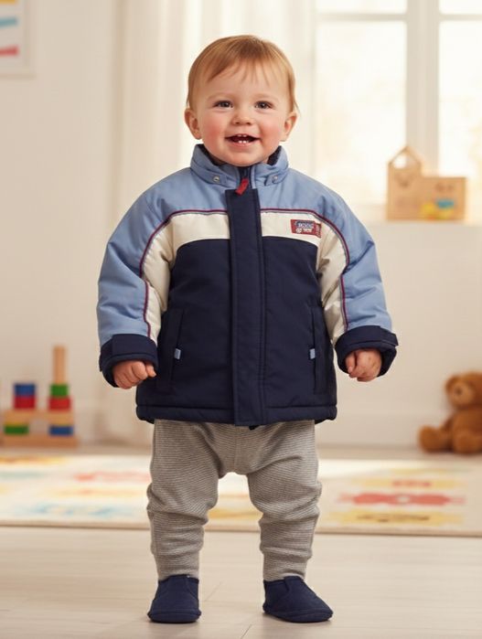 Теплая зимняя куртка Kimbaloo (Франция) на 9-12 мес+