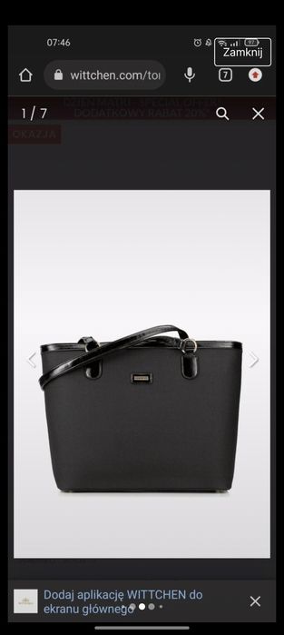 Wittchen torebka Shopperka