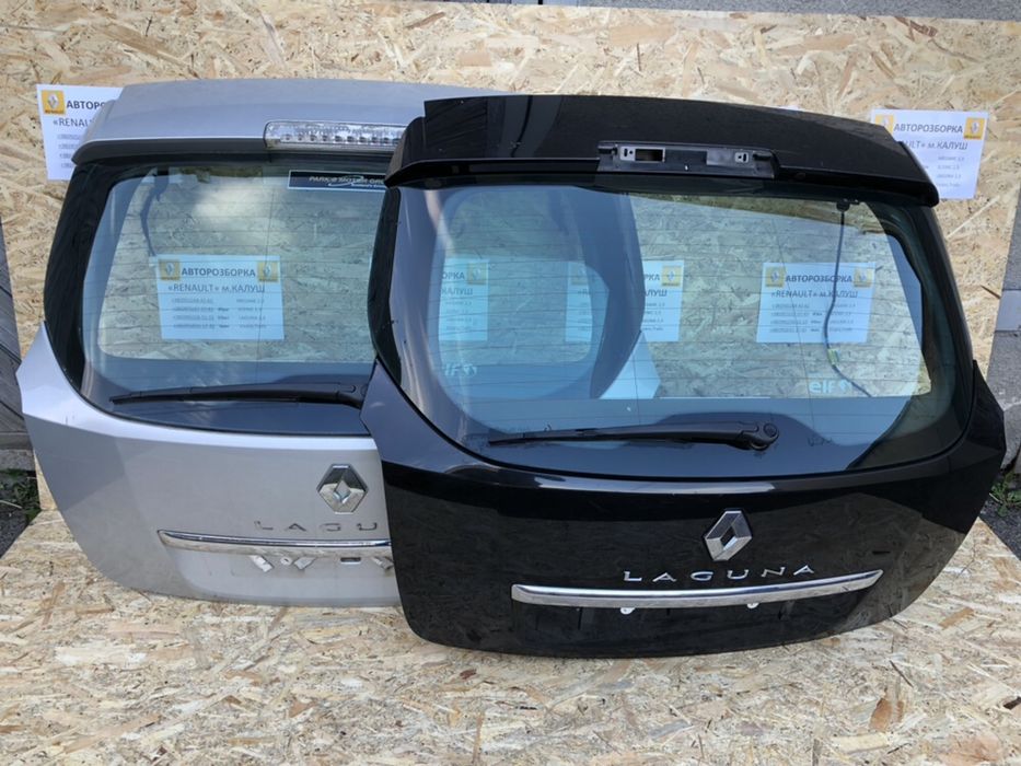 Кришка багажника хачбек Renault Laguna 3 08-15р скло ляда (Є КОЛЬОРА!)