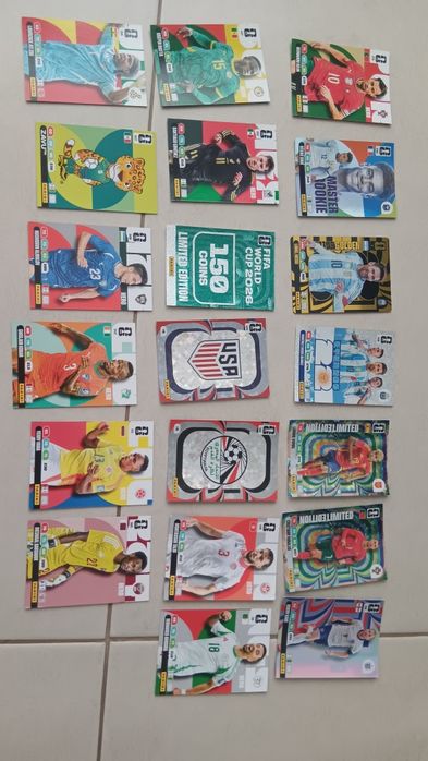 Cartas de jogadores mundial 2026