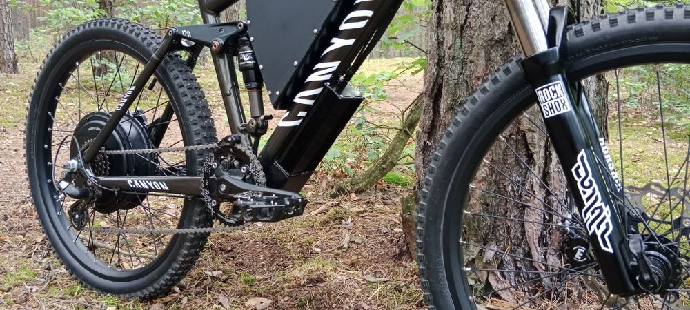 Rower elektryczny Ebike Konwersja Canyon 18,5" 3k-Turbo Samsung 50S