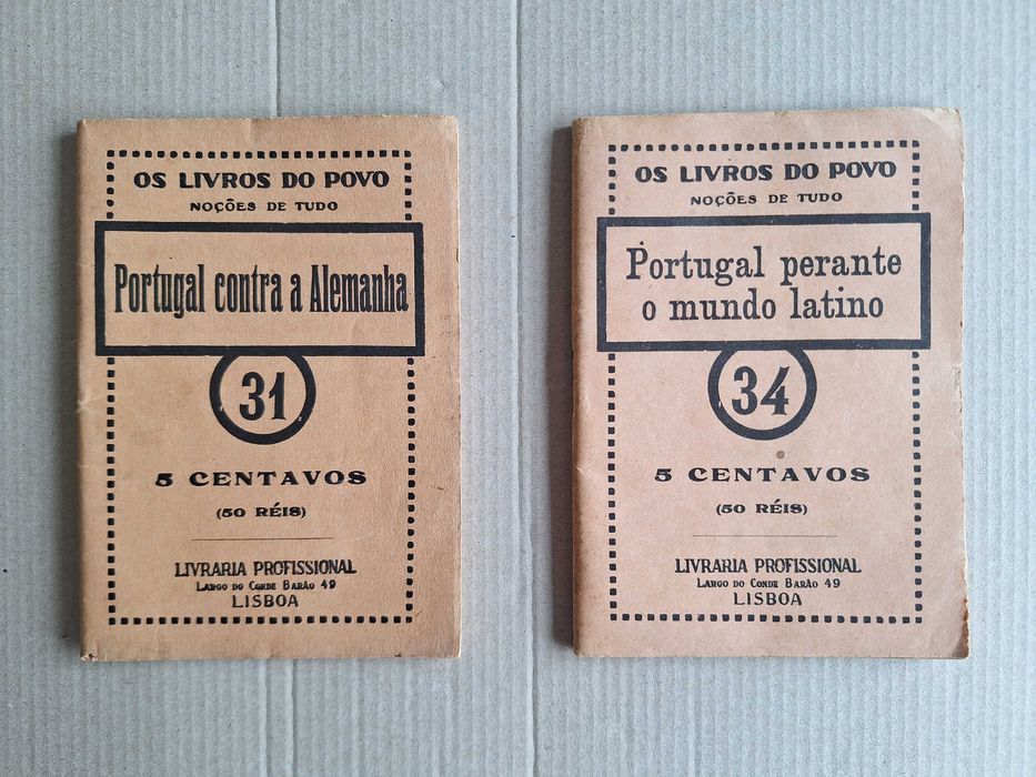 Os Livros do Povo – Noções de tudo, Edição da Livraria Profissional, pelo editor Pedro Bordalo Pinheiro, 1910-1916 (venda individual)