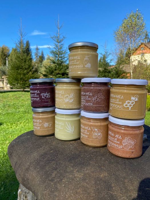 Крем-мед з натуральних продуктів