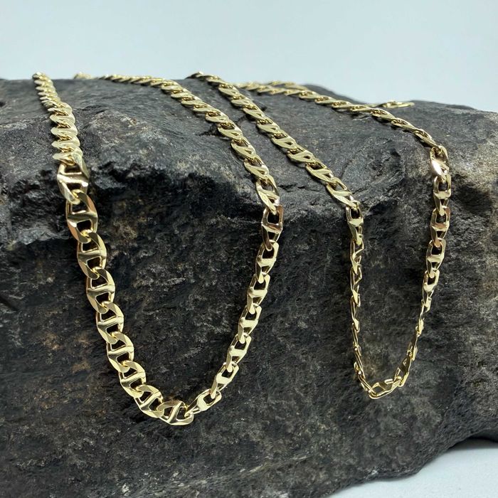 NOWY Złoty łańcuszek GUCCI - długość 55cm - waga 5.2g - próba 585