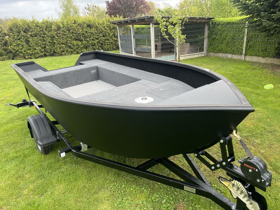 Łódka Łódź aluminiowa KING 420 rumpel