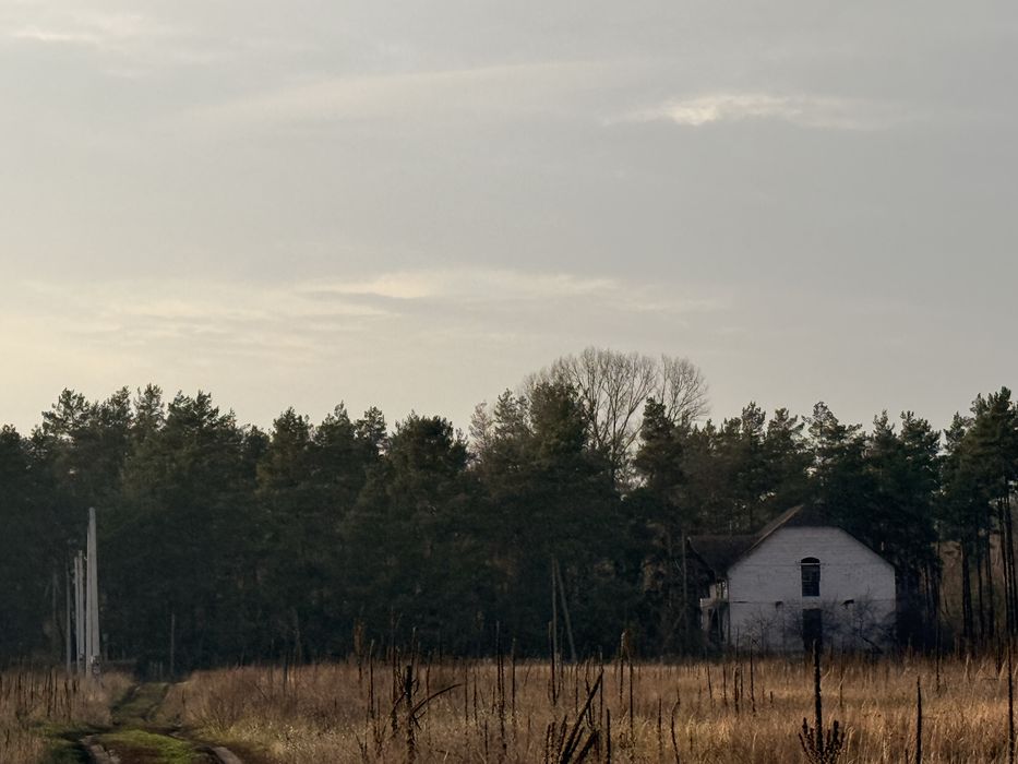 10 сот біля рибного каналу 250м поряд ліс та київське море терміново