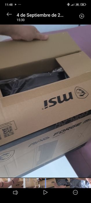 Caixa MSI MAG FORGE M100R – Vidro Temperado | ARGB | USB 3.2