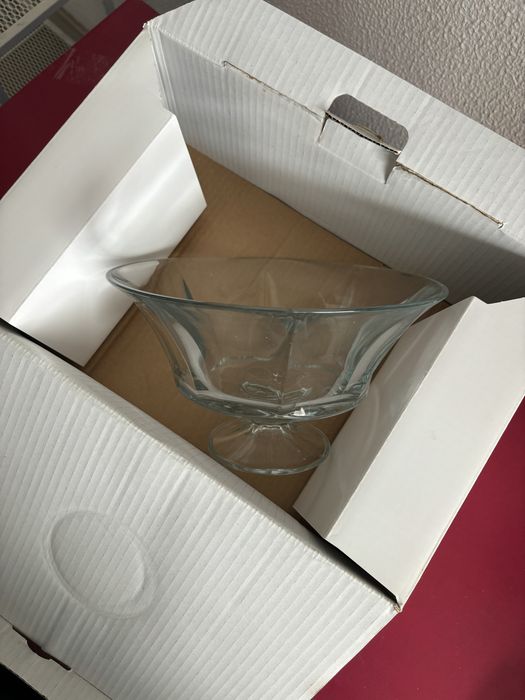 Conjunto Paşabahçe Lotus – taça grande + 6 tacinhas NOVO