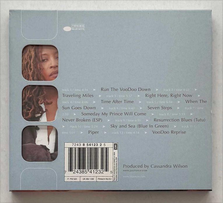 CD_Cassandra Wilson, Traveling Miles. Completo e como novo.