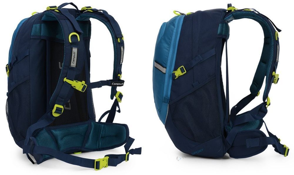 Wygodny Plecak Miejski Campus Horton 30L | Lekki Oddychający | Granatowy