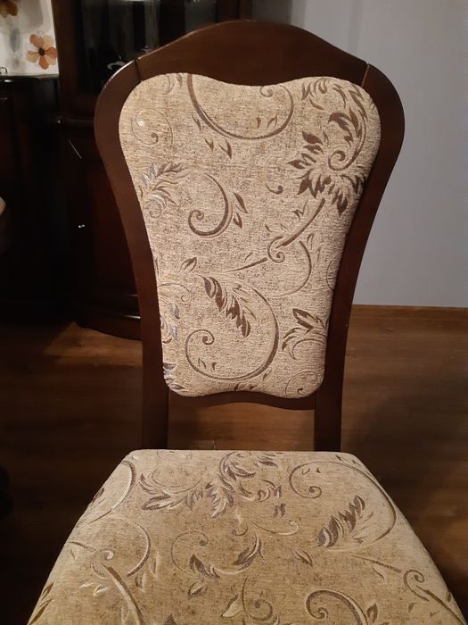 Stół i 8 krzeseł dębowe
