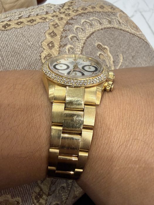 Золотые часы rolex 18k/750 пробы