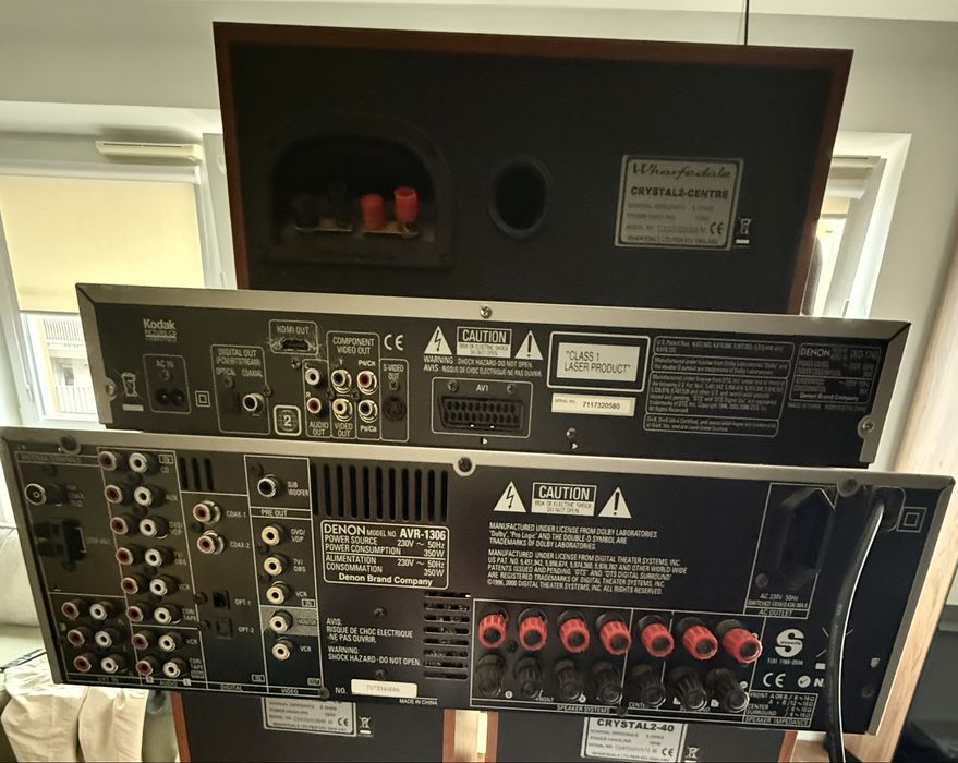 Kino domowe Denon z glosnikami