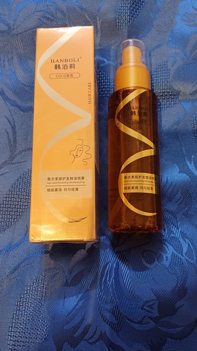 Olejka/ spray  naturalny do włosów suchych, 100 ml.