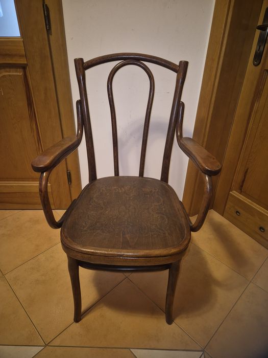 Thonet fotel drewniany