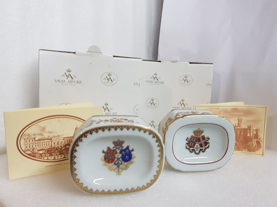 2 Salt Cellars from the Collection of the Ajuda Palace and Pena Palace by Vista Alegre