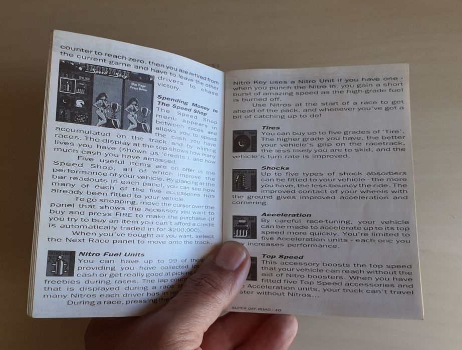 Super Off Road | Completo Commodore 64 c64 | Caixa + Cassete + Manual de Instruções