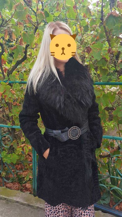 Шуба каракуль натуральна кожа дуже тепла