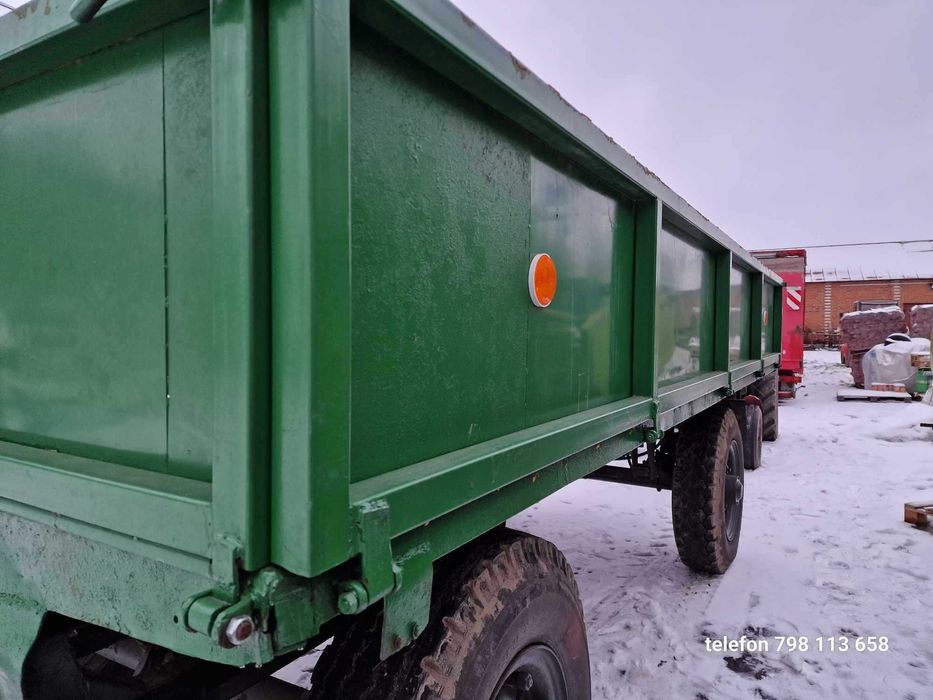 Przyczepa Rolnicza Autosan D46 Sanok D50 Międzyrzec D47 Pronar HL IFA Zarejestrowana Opłacona Ważny Przegląd Nowe Burty Nowa Instalacja Elektryczna !!