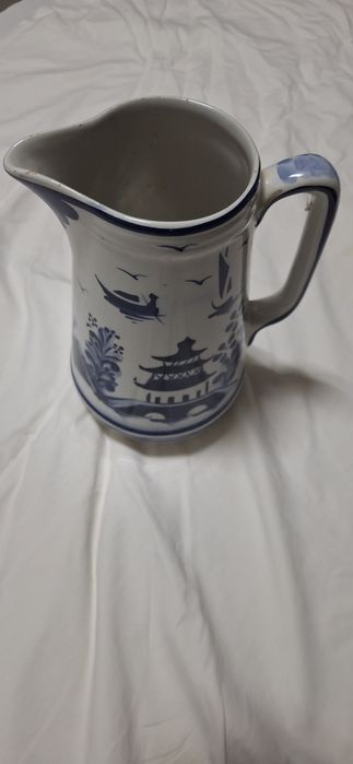Caneca lindíssima em tons azuis