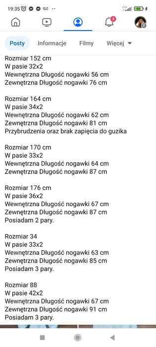 Biało szare spodnie konkursowe
