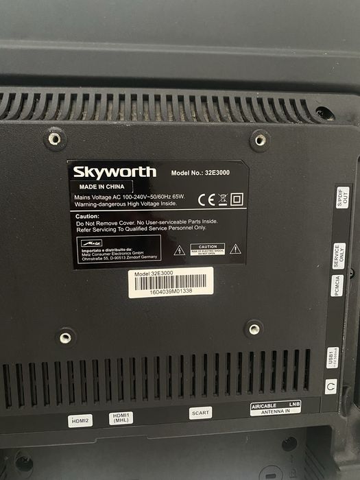 TV Skyworth 32” – Modelo 32E3000