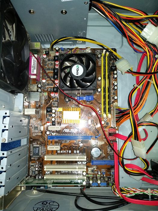 Asus M4N78 SE Материнська плата + процесор 3 ядерний ПК