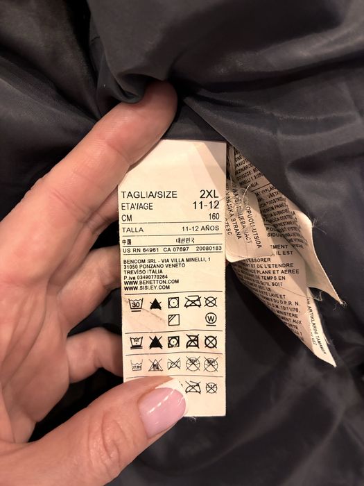 Куртка Бенетон для дівчинки