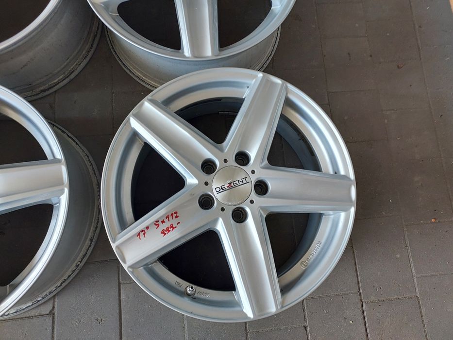 Jak nowe alufelgi Dezent 17" 5x112 VW, Audi, Skoda, Seat