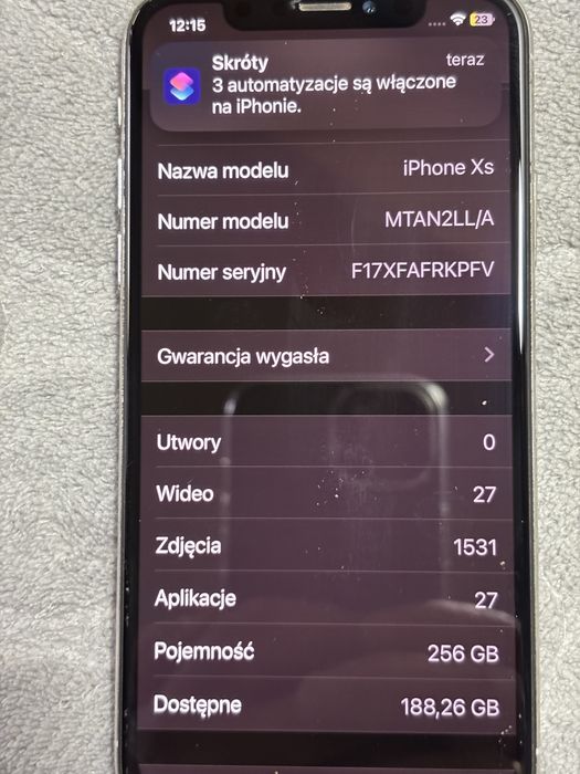 Iphone  XS 256 gb…