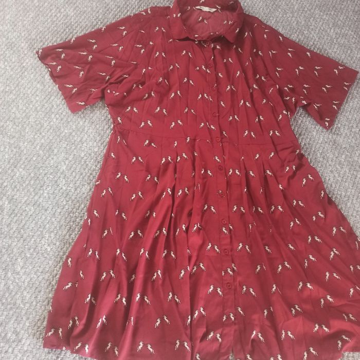 Sukienka maxi Yumi konie oversize