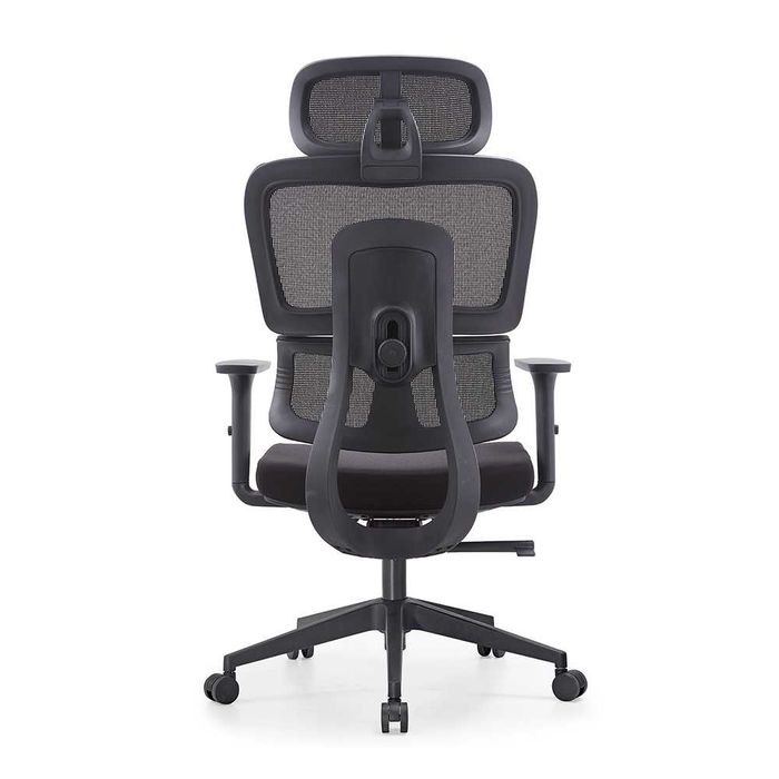 Ergonomiczny fotel obrotowy biurowy SITLAB Active - czarny