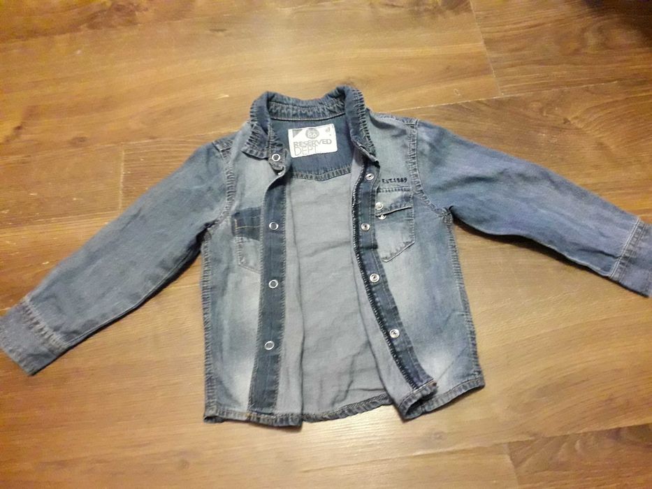 kamizelka katana jeansowa chłopięca reserved
