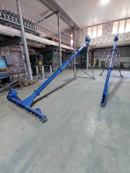 Винтовой конвейер, шнековый погрузчик, транспортер зерна 133х8х380