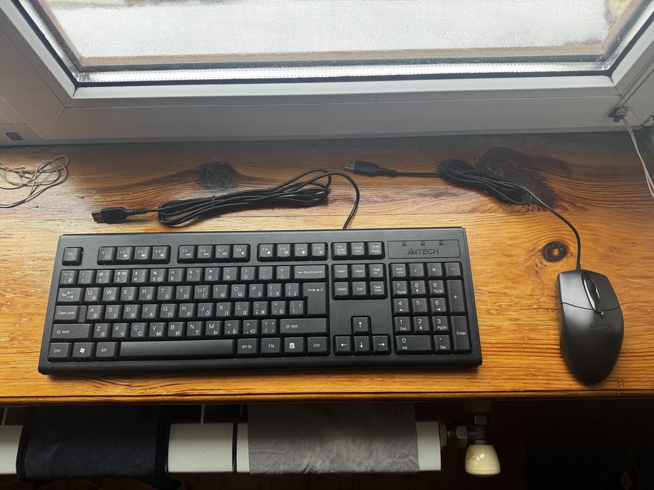 Комплект A4TECH KR-8372 клавіатура + мишка НОВИЙ