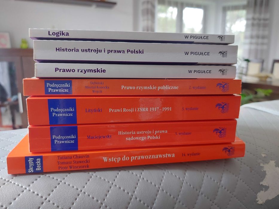 Wstęp do prawoznawstwa, prawo rzymskie, logika, historia ustroju