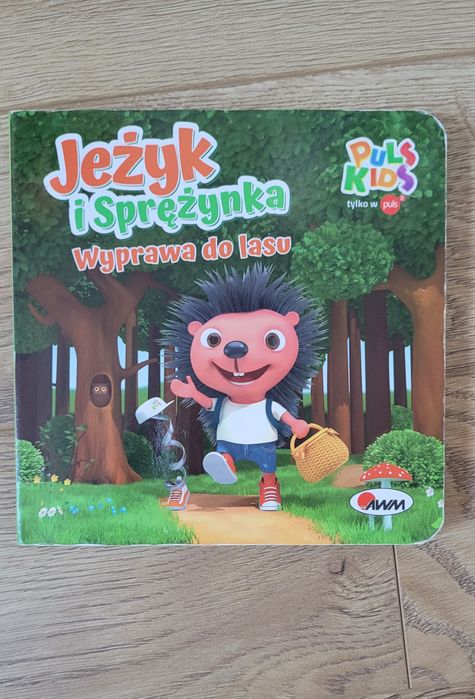 Książka  dla dzieci  Jeżyk  i Spreżynka Wyprawa do Lasu