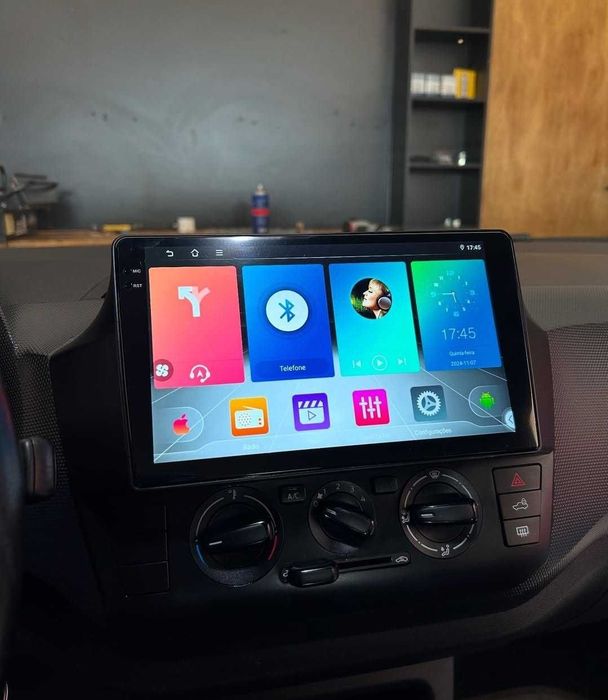 Radio 2 DIN 9" android VW Up / SEAT Mii /  SKODA /  Citigo • Android  auto e carplay+ GPS