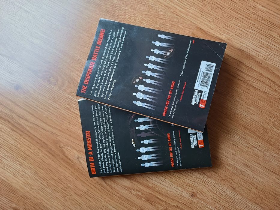 Manga Attack on titan volume 1 e 2