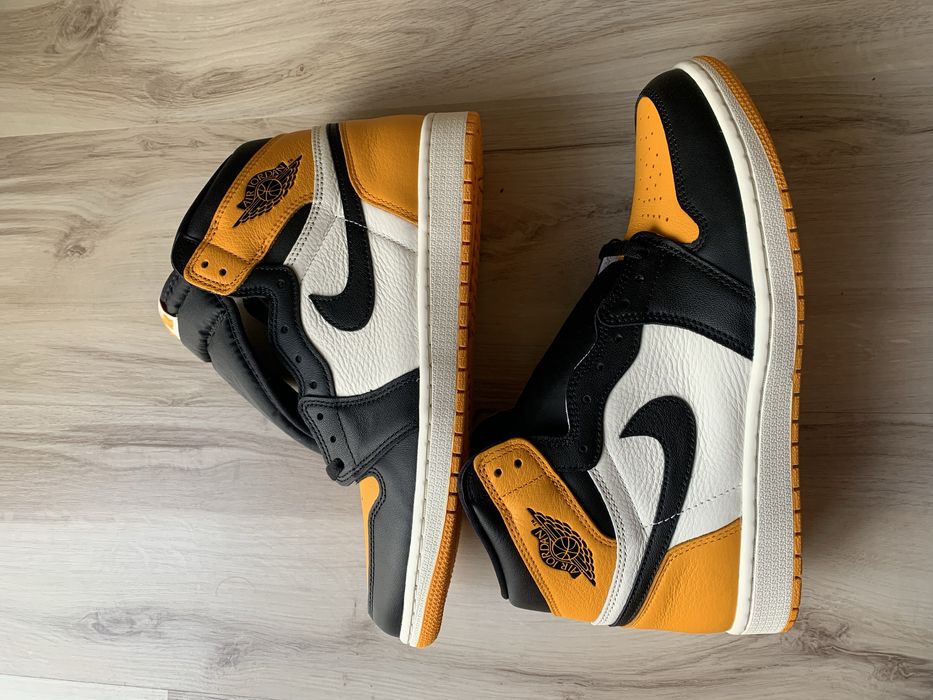 Nike Air Jordan 1 Retro High TAXI Yellow Toe