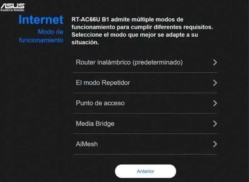 Asus RT-AC66U B1 Router Mesh Repetidor Wi-Fi