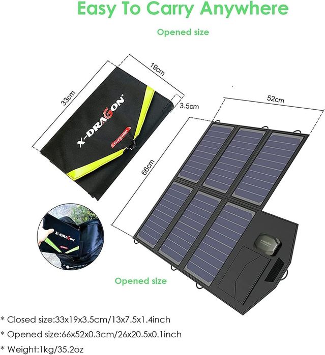 Сонячна панель Allpowers X-Dragon 40W