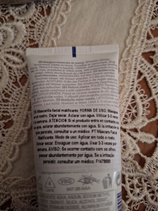 Máscara Facial Matificante 3em1 AVON 75ml