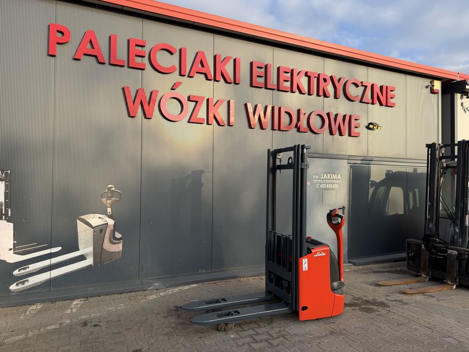 Paleciak elektryczny Linde L 12 i 2019 r 1200 kg 290 cm wózek Linde sztaplarka