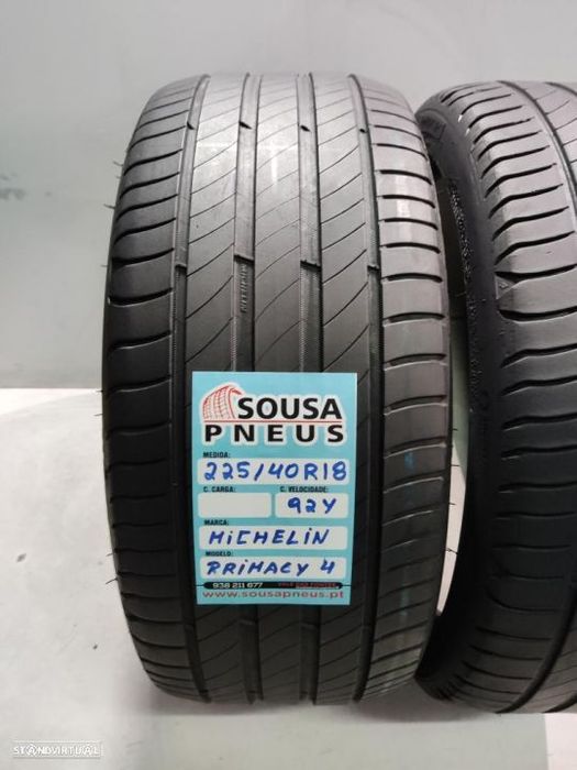 2 pneus semi novos 225-40r18 michelin - oferta dos portes 120 EUROS