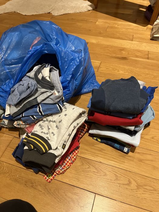 Duzy worek ubran chlopiecych