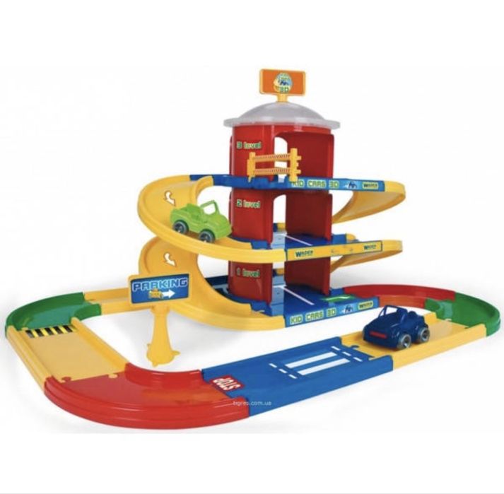 Дитячий паркінг 3 поверхи з дорогою 4 6 м Wader