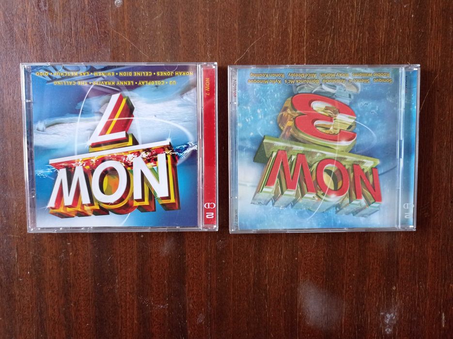 Lote de CDs NOW 3 e NOW 7